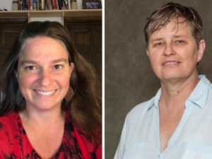 2020 Presidents' Award Winnders, Kristen Hedges and Deon Clairborne